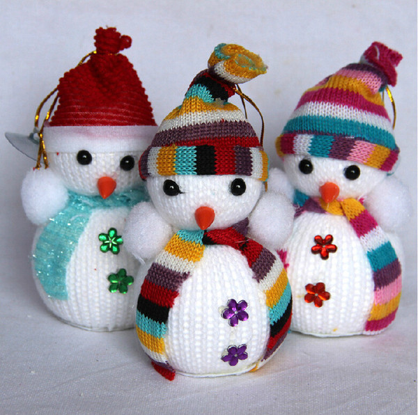 Hot Sale! Exclusive Christmas Decoration X'masTree Decorations Snowman Doll Children's Gift Tiny Toy