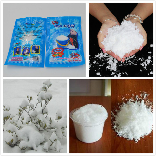 Magic Snow DIY Instant Artificial Snow Powder 8g/bag Simulation Snow magic Prop Party Christmas Decoration children kids girl boy gift