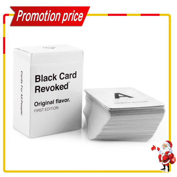 Top Quality Adult Party Game Black Card Revoked Original Flavor Funny Cards Game 81 question cards 24 answer cards IMMEDIATELY