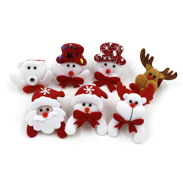 Moose Christmas Decorations Hand Ring Patting Circle Christmas Children Gift Santa Claus Snowman Deer New Year Holiday Decorations Toys