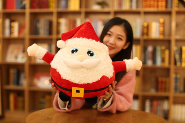 Cartoon Cute Santa Claus Doll Moose Doll Children Dolls Christmas doll LED toys