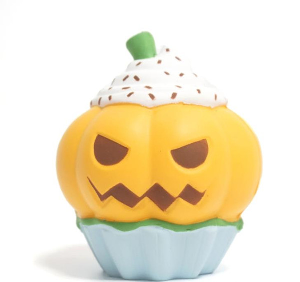 Halloween new squishy pumpkin ice cream slow rebound toy decorative ornaments vent toys