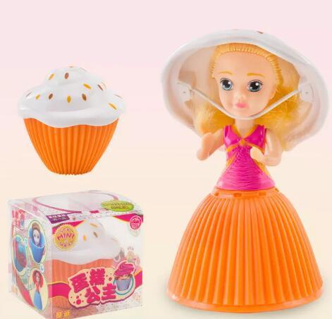 Mini Cupcake Scented Princess Doll Surprise Reversible Cake 12 different styels dolls with 6 Flavors Magic Toys for Girls in stock