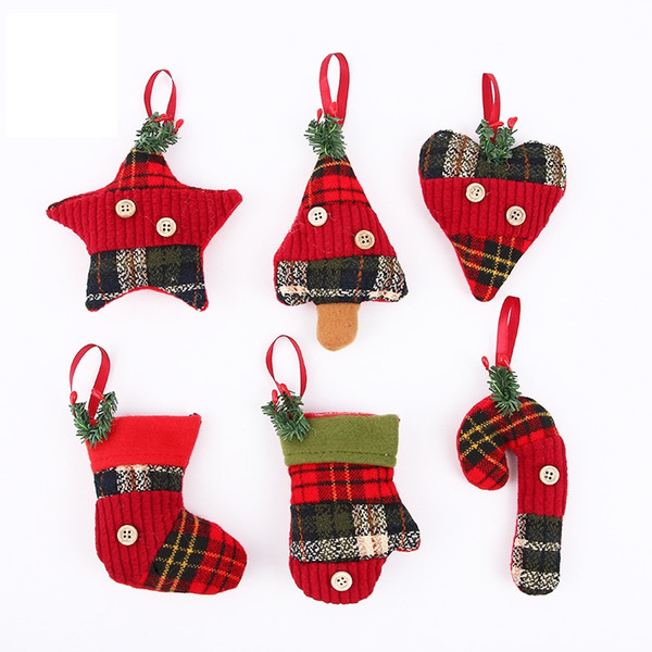 6 kinds of style Christmas decorations Christmas widget Creative stocking for Christmas stockings Children's party widget toy