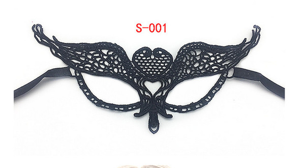 Masks wholesale free shipping 100pcs\lot Costume party mask Halloween mask lace half face eye mask 004