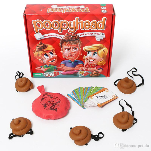 Xmas Funny Poopyhead Card Games The Game Where Number 2 Always Wins Family Party Fun Board Games Tricky Toys Halloween tricky tools interets