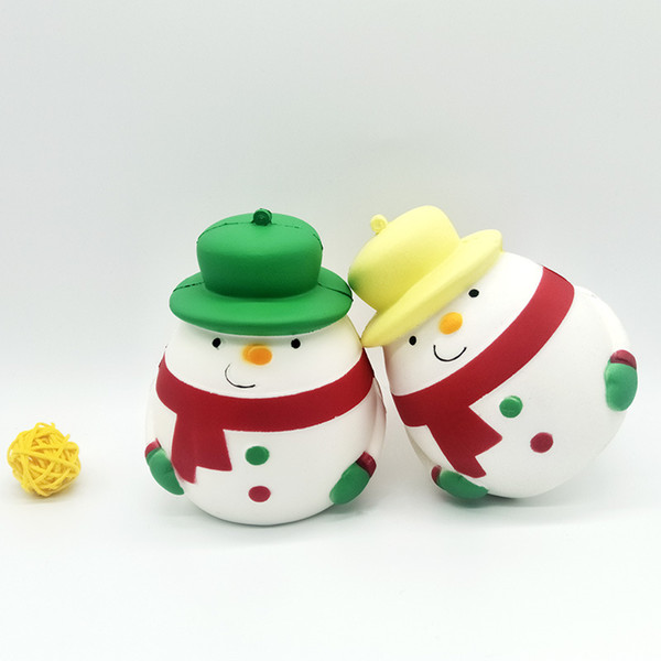 010 Squishy cartoon children toys kids Christmas gift Santa Claus inched back teddy bear snowman penguin Decompression toy