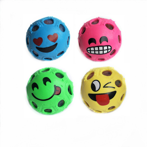 DHL 48pcs Dinosaur Grape Ball Funny Squishy Vent Mesh Ball Squeeze Decompression Children's Toys Beads Dinosaur Autism Mood Squeeze Ball