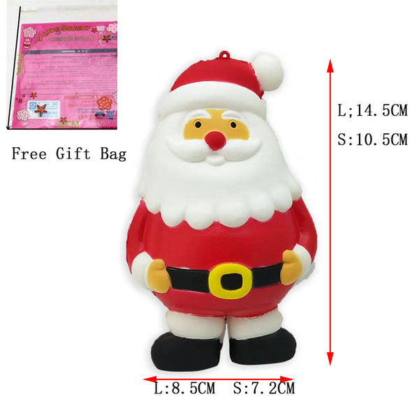 Squishy Doll Toy Slow rise Santa Claus Children Adult Stress Relief Christmas decorations Gift For Kids