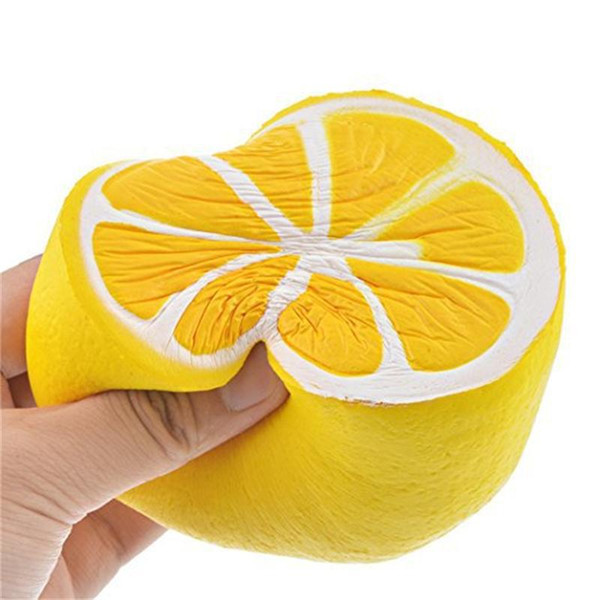 Lemon PU squishy kneading dough slow rebound toy random combination suit new product beautiful gift bag package