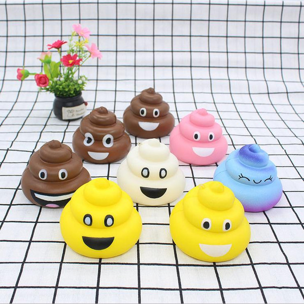 The new squishy slow rebound toy simulates facial expression, children and adults vent toy maggot toy