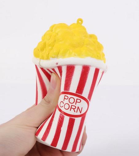 Popcorn Squishy Jumbo Soft Slow Rising Squishies Phone Straps Home Decoration Kid Toys Squeeze Stress Relief Toy 