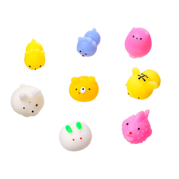 20PCS/LOT Squishy Toys Children Slow Rising Antistress Toy Animal Cub Doll Cat Claw Squishies Toy Funny Kids Gift Toy