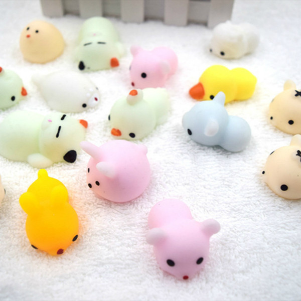 HOT Squishy Slow Rising Jumbo Toy Bun Toys Animals Cute Kawaii Squeeze Cartoon Toy Mini Squishies Cat Decompression Toy Rare Animal gifts