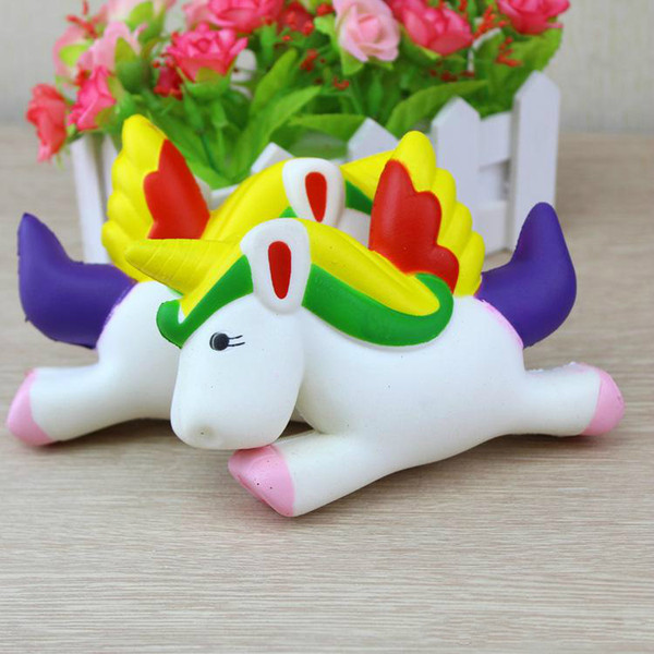 Cute Squishy Unicorn Toys Slow Rising Kawaii Cellphone Straps Pendant Simulation Bread Cake Stress Decompression Toys Gift christmas gift