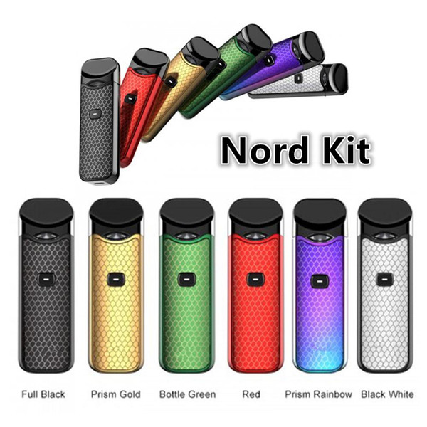 2019 Nord Starter Kit with 1100mAh Battery 3ML Electronic Cartridge Atomizer with Nord Mesh coil Electronic Cigarette Vape VS novo MYLE