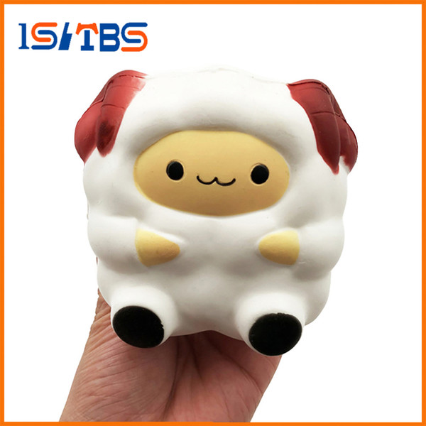 Hot Sale Squishy Toys Cartoon Cute Sheep Squishy Slow Rising Cream Scented Decompression Toy Cure Gift