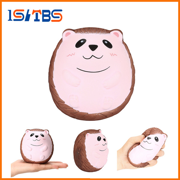 Squishy Cute Hedgehog Scented Charm Slow Rising Squeeze Stress Reliever Toy Slow Rising Soft Squishes Lovely Phone Straps Toys