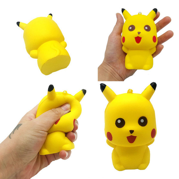 Pokemons Toy 11CM Pikachu Squishies Scented Kawaii Squishy Squeeze Slow Rising Relief toy Decompression kids toys