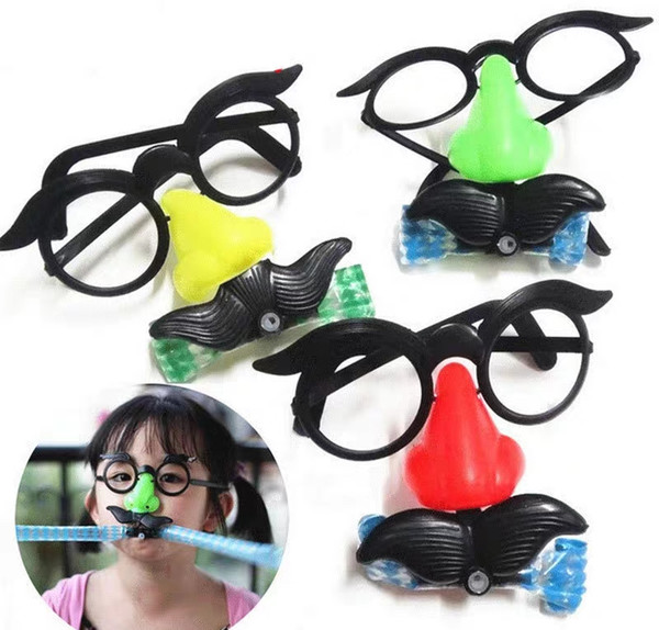 Children's glasses blowing dragon blowing beard staring beard interesting manufacturers direct funny toy wholesale foe entertainment