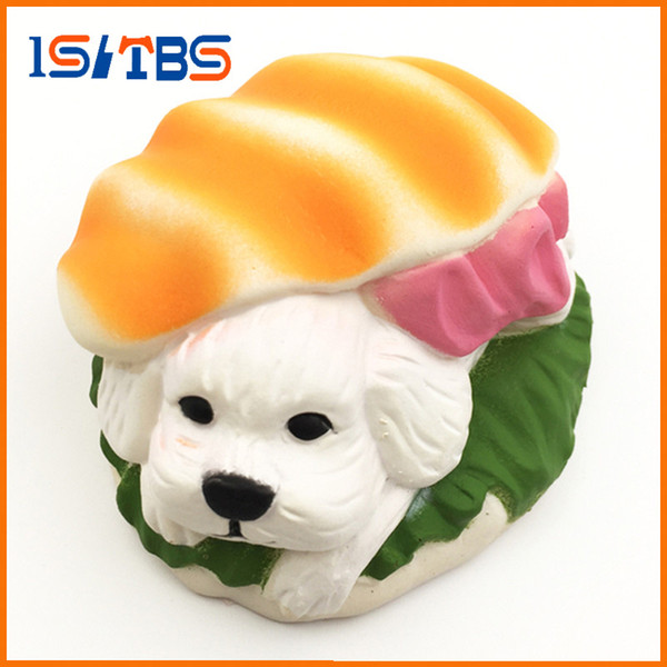 Squishy Jumbo Hamburger Dog Scented Slow Rising Soft Squeeze Phone Straps Kid Toys Decompression Toy Phone Decor Gifts