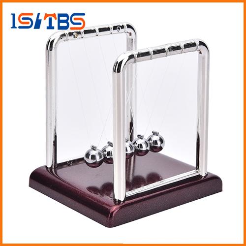 Hot Sale Early Fun Development Educational Desk Toy Gift Newtons Cradle Steel Balance Ball Physics Science Pendulum