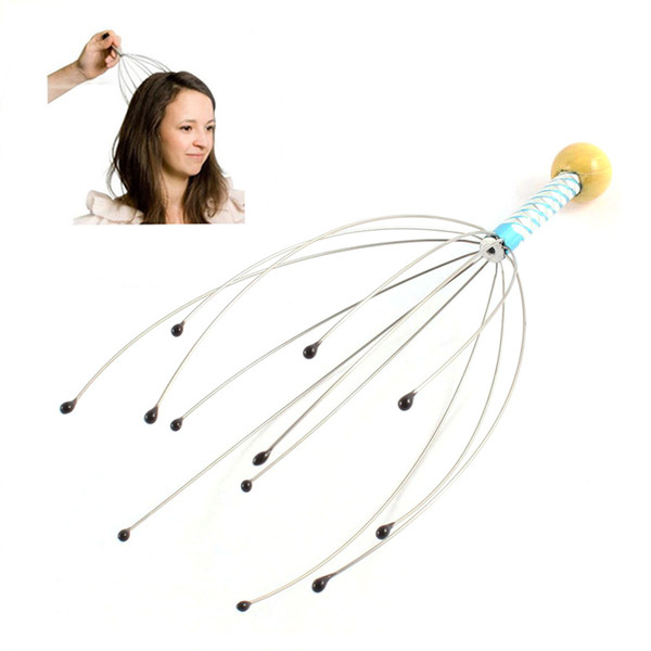 Sumifun Anti-stress Tens Pain Relief Octopus Head Scalp Neck Stress Release Relax Massage Claw Massager Body Massager 20pcs/