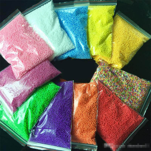 24colours Pearl Snow Mud Fluffy Slime Stress Relief Kids Toys Floam Slime Hand pinch Rubber mud 20g/bags mixed Kids219