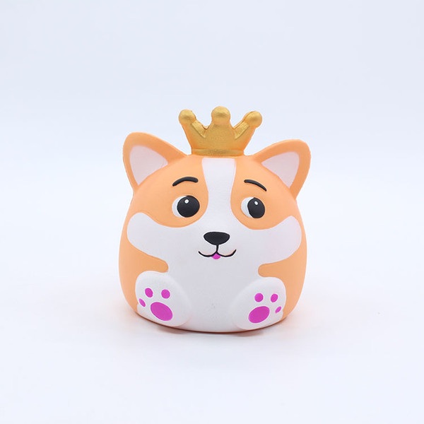 New slow rebound simulation crown fox squishy slow rise vent toys extrude simulation animal children toys