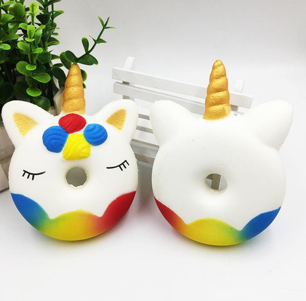 Fidget PU Unicorn donuts toys Squishy Slow rebound squishy Simulation Funny Gadget Vent Decompression toy D0124