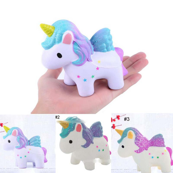 3 Styles Super Soft Squishy Slow Rising Unicorn Pony Toys Squeeze exquisite Decompression toys