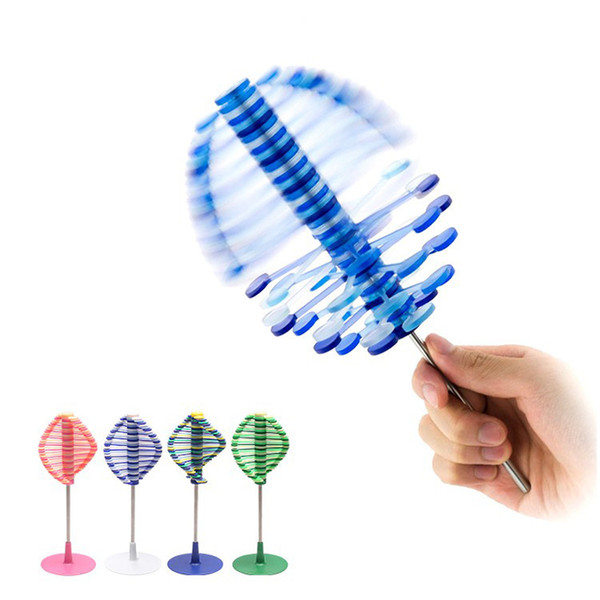 Playable ART Lollipopter Rotating Lollipop Toy Cocal Magic Spin Toy Stress Relief Toys Puzzle Desk Fun Decompression Toys for Kids toys