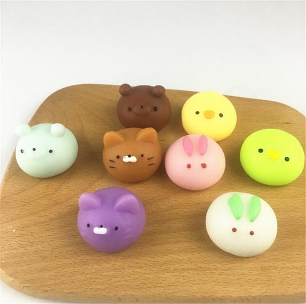 Squishy Slow Rising Jumbo Toy Bun Toys Animals Cute Kawaii Squeeze Cartoon Toy Mini Squishies Cat Squishiy Fashion Rare Animal Gifts Charms