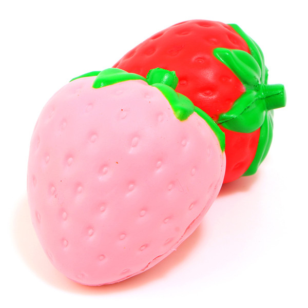 12cm big Colossal strawberry squishy jumbo simulation Fruit kawaii Artificial slow rising squishies queeze toys bag phone charm