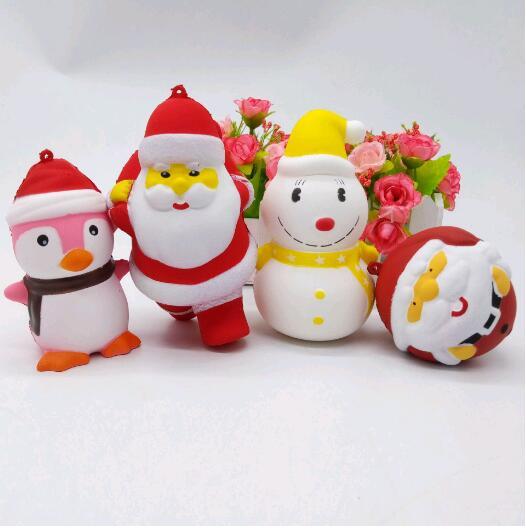 Squishy slow rebound toy new Santa Claus slow rebound snowman pu simulation Christmas Halloween toy