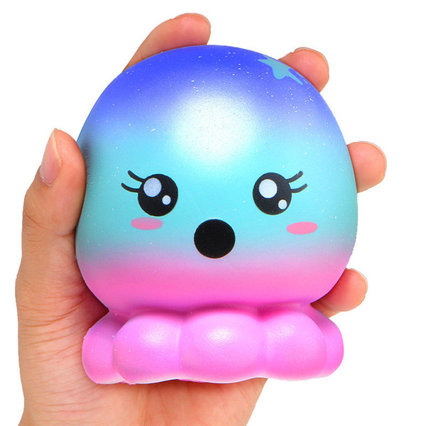 Hot Squishies wholesale rare kawaii squishy jumbo Octopus slow rising squishy with package kids toy gifts scented bread 