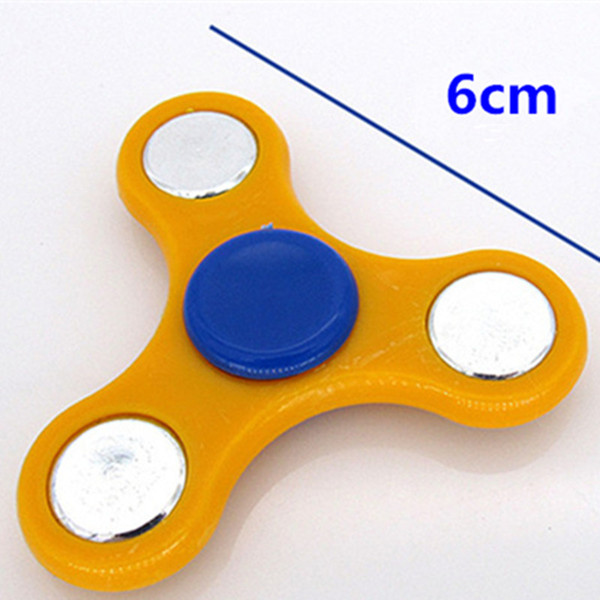 Fidget Spinner 6cm mini fidget spinners plastic small handspinner for Kids Adult VS LED fidget spinners mokuru rollvers free shipping