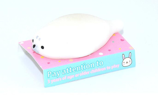 Kawaii Press Doll Stretch Japan Sea lions Mochi Squishy Squeeze Toy