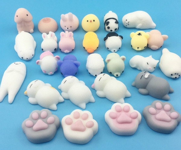 Squishy Slow Rising Jumbo Toy Bun Toys Animals Cute Kawaii Squeeze Cartoon Toy Mini Squishies Cat Squishiy Fashion Rare Animal Gifts New DHl