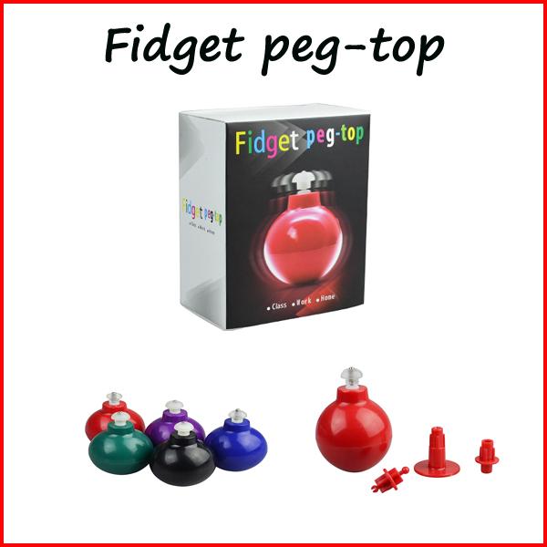 In Stock !!! Hot sale Fidget peg-top Toys Funny Fidget Hand DIY School Office EDC Toy Decompression Anxiety