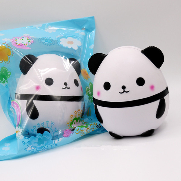 High Quality Adorable Jumbo Squeeze Toy Squishy Panda Kawaii Cute Animal Slow Rising Sweet Scented Vent Charms Bread Cake Kid Toy