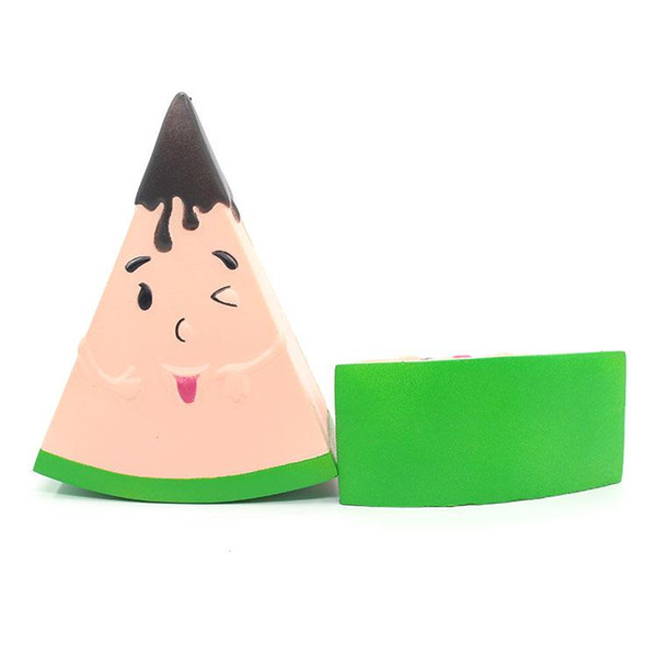 Nice gift Squishy new watermelon Slow Rising Soft Oversize Phone Squeeze toys Pendant Anti Stress Kid Cartoon Decompression Toy