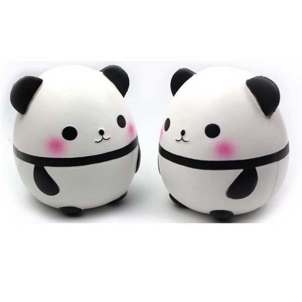 Panda Egg Squishy Jumbo Cute Panda Kawaii Cream Scented Kids Toys Doll Gift Fun Collection Stress Relief Toy Photography Props