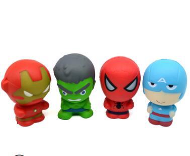 Fidget PU avenger 3 Iron Man Captain America Hulk toys Squishy Slow rebound squishy Simulation Funny Gadget Vent Decompression