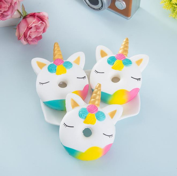 2018 Squishy Toy Cute Moon Unicorn Scented Cream Slow Rising Squeeze Decompression Toys Gifts