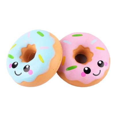 Squishies toy 11cm Lovely Doughnut Cream Scented Squishy Slow Rising Squeeze anti stress soft toys funny gadgets kawaii K0222