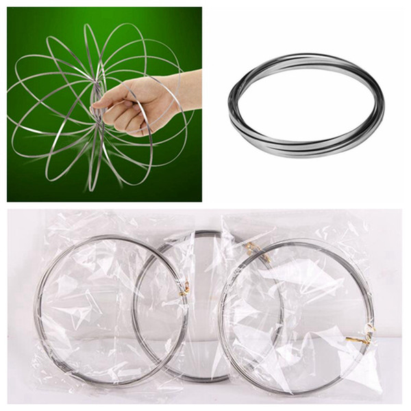 Toroflux Flow ring Toy Holographic Moving Creates a Ring Flow rings Torofluxus Flowtoy Amazing Fidget Spinner 500pcs