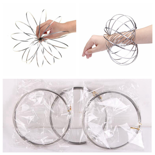 Toroflux Torofluxus Flowtoy Amazing Flow Ring Toys Kinetic Spring Toy Funny Outdoor Game Intelligent Toy With Opp Package 1pcs