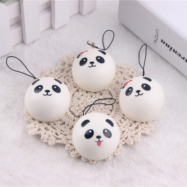 New Arrival 4CM Colossal Squishy Cute Panda Cream Scented Slow Rising E00690