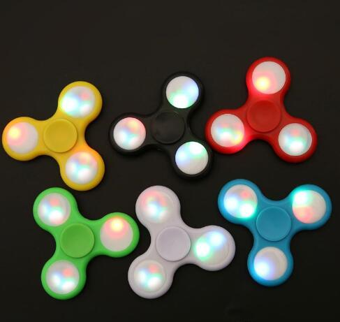 2017 New Arrival fidget led spinner rollver toys light spinner toy Decompression Toy Hand Spinner DHL 